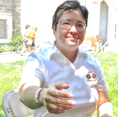 Julie N. Books at her 25th Princeton Reunion