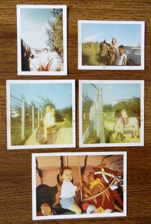 Julie Books Riding Horses as a Child in Okinawa, Japan